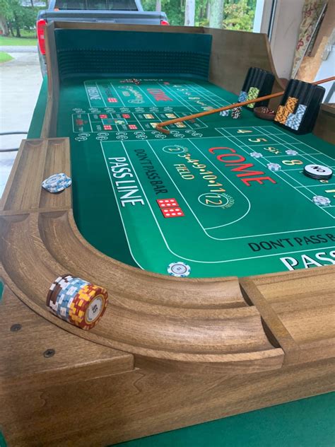 Craps table chip rail  FREE shipping Add to Favorites Craps Table Top Pool Table Insert *Made in the USA* (44) $ 2,498